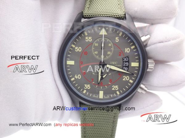 Perfect Replica IWC Watch Big Pilot Chronograph Top Gun Miramar 48mm